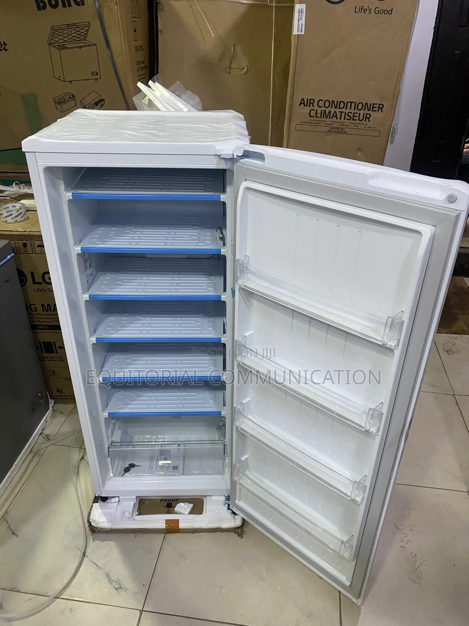 LG 168L Vertical Freezer for Household Essentials