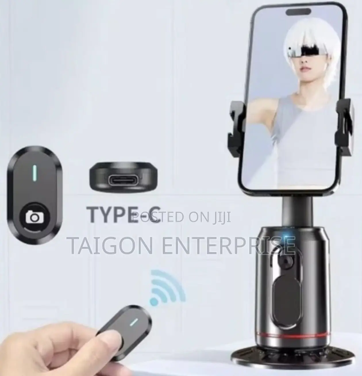Q02 360 Auto Face Tracking Selfie Stick Tripod