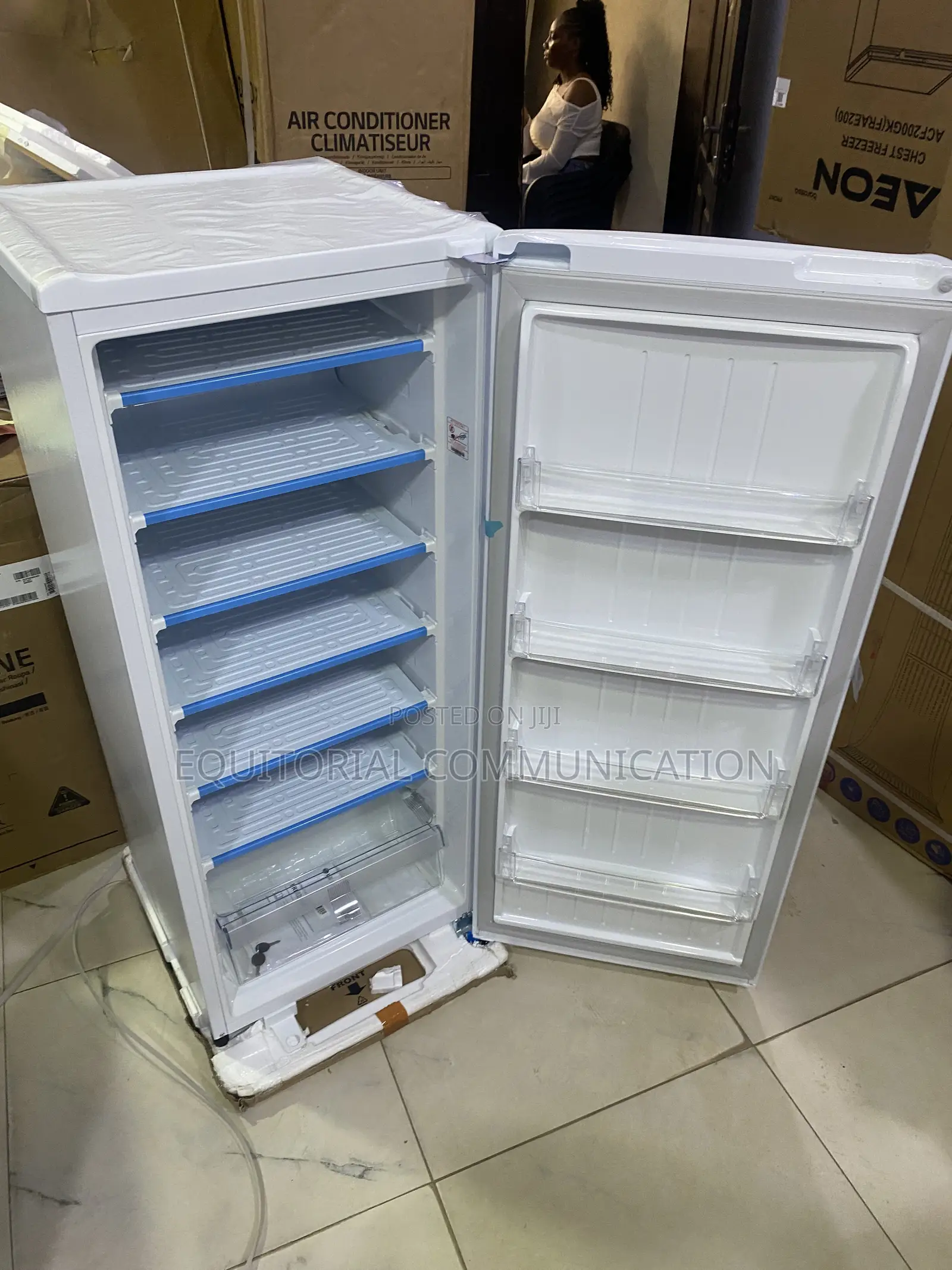 LG 168L Standing Freezer for Frozen Food Storage