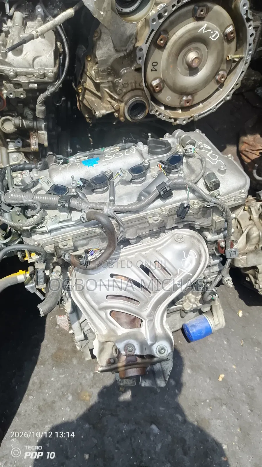 Complete Engine 2zr, Corolla 2012/2014