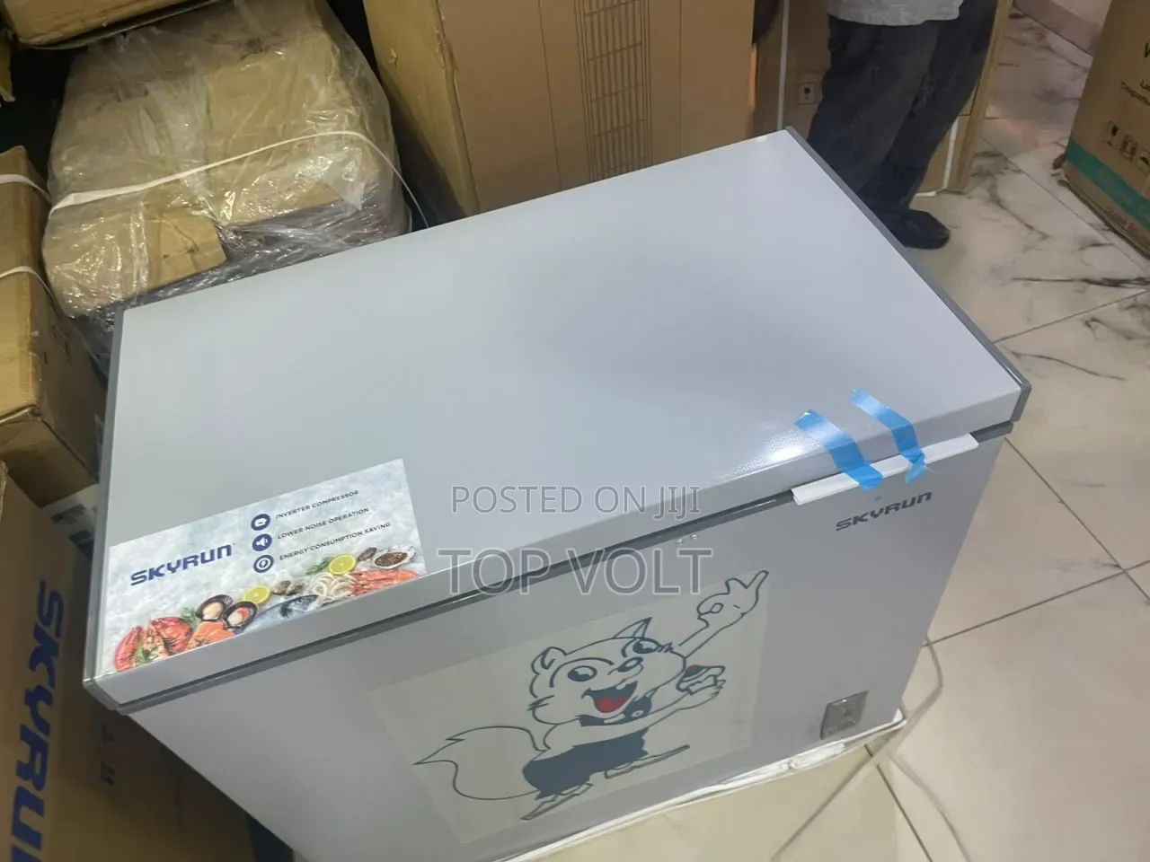 Skyrun 200Ltrs Inverter Freezer for Home and Business