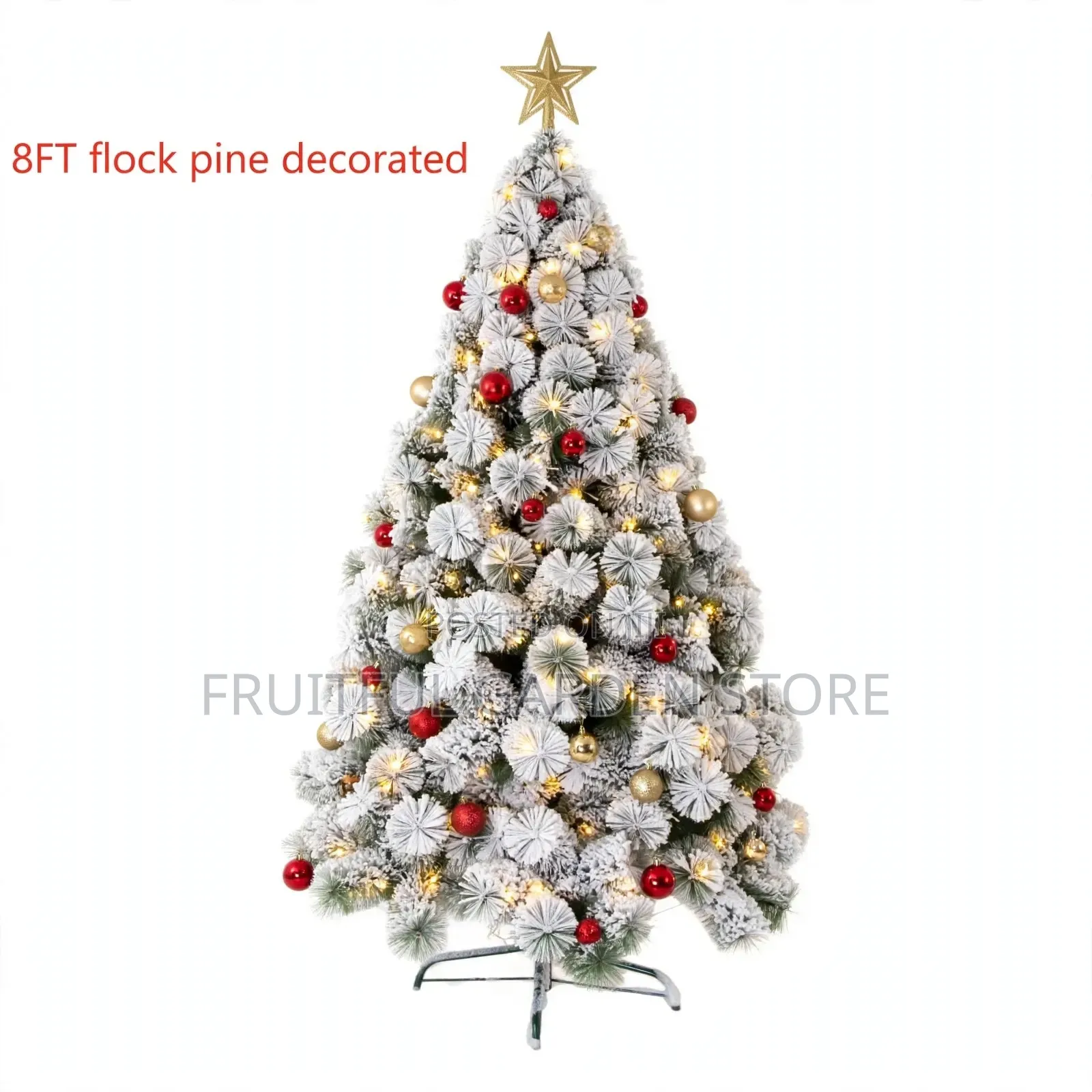 ‎luxury Snow Flock Pine - White Christmas