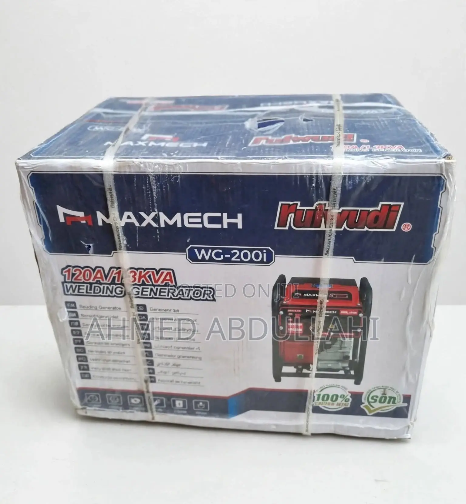 Maxmech Ruiwudi Wg-200i - 130a / 1.3kva Welding Generator -