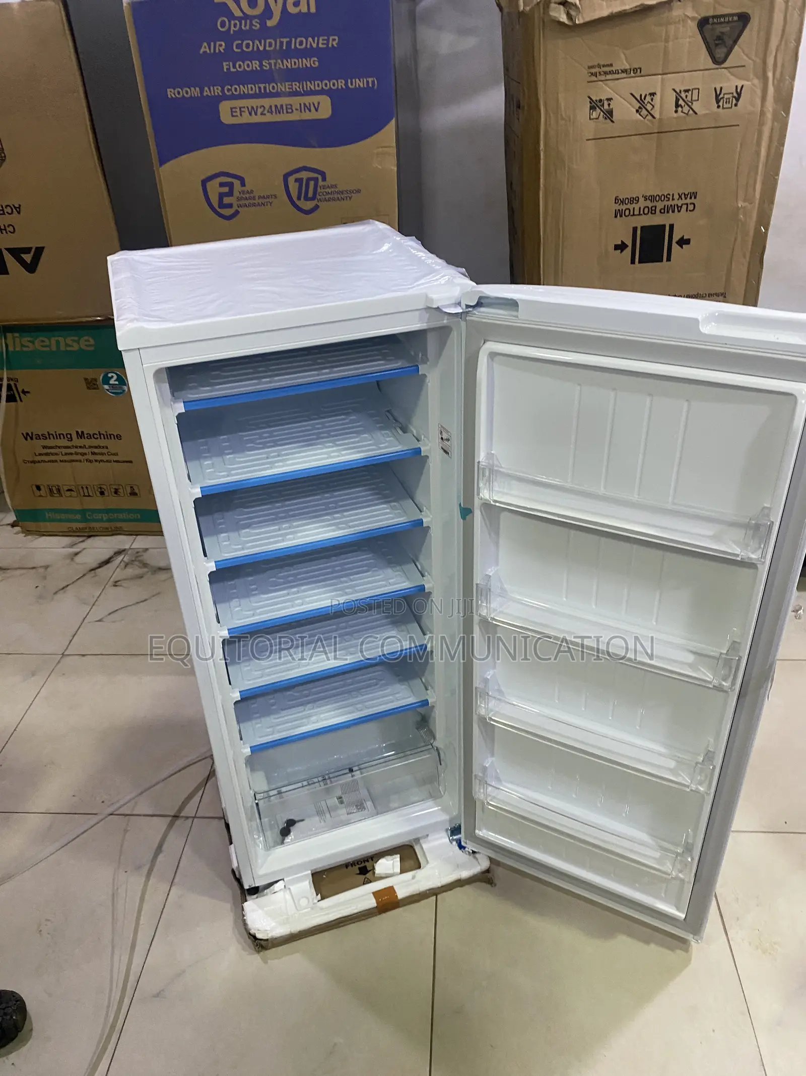 LG 168L Freezer for Convenient Frozen Food Storage GN-304SQBR