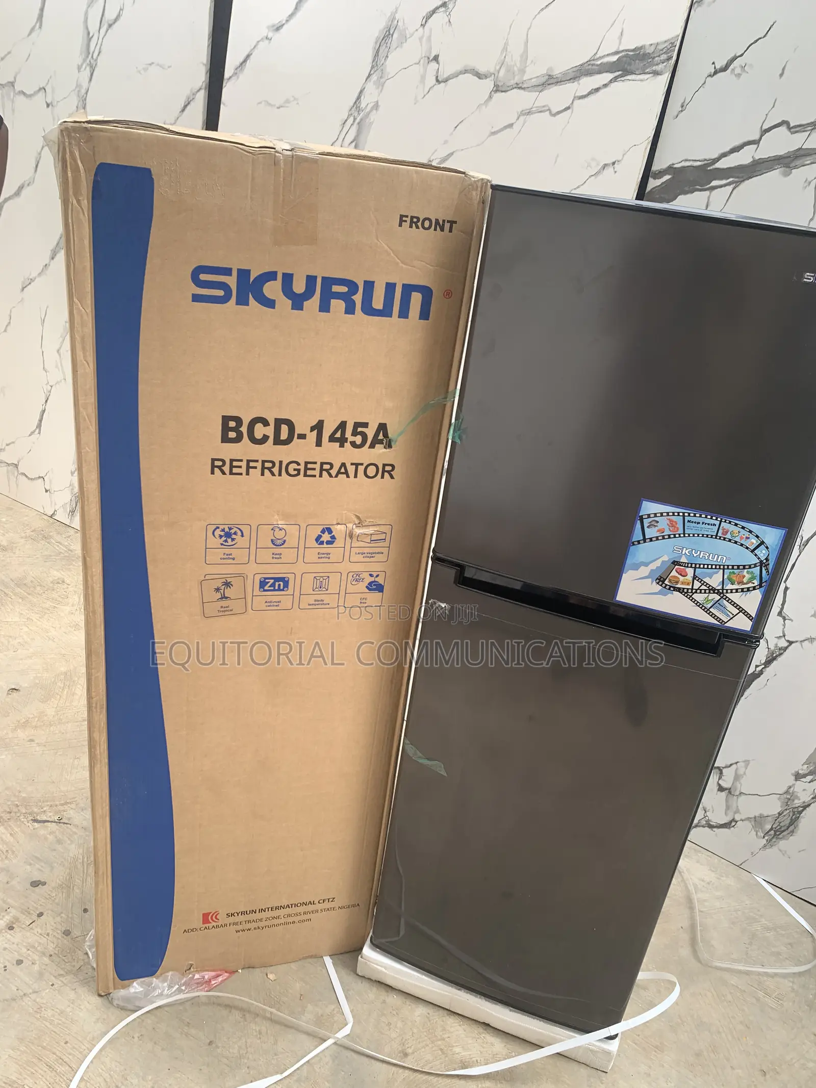 Skyrun 145L Refrigerator for a Smart Kitchen Setup