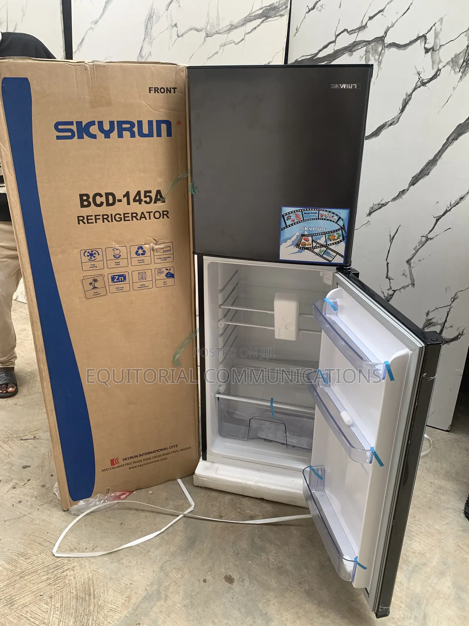 Skyrun 145L Refrigerator for Home and Apartment Use