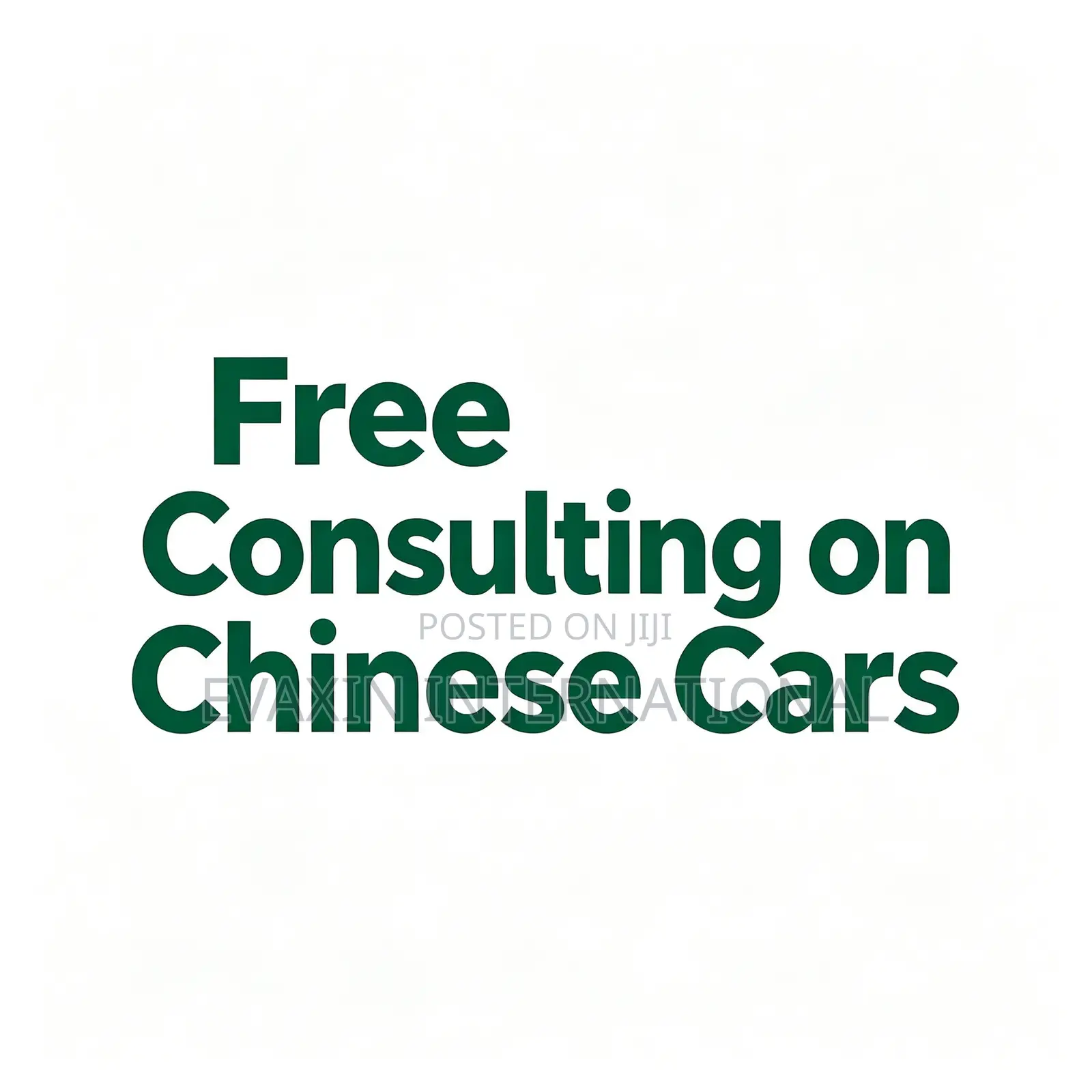 Free Consulting on Chinese Cars