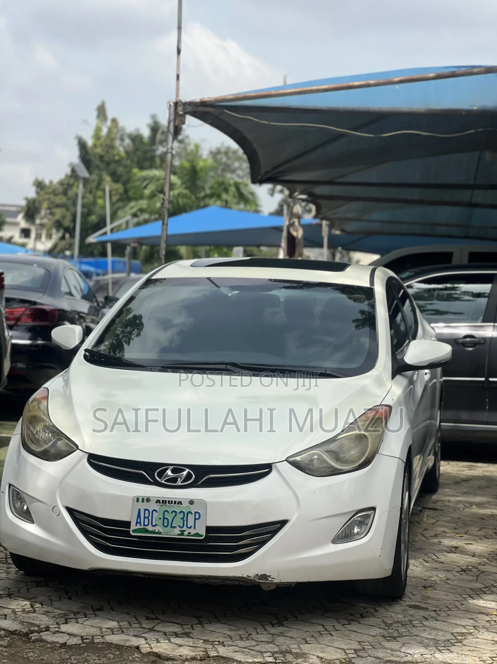 Hyundai Elantra Limited 2012 White