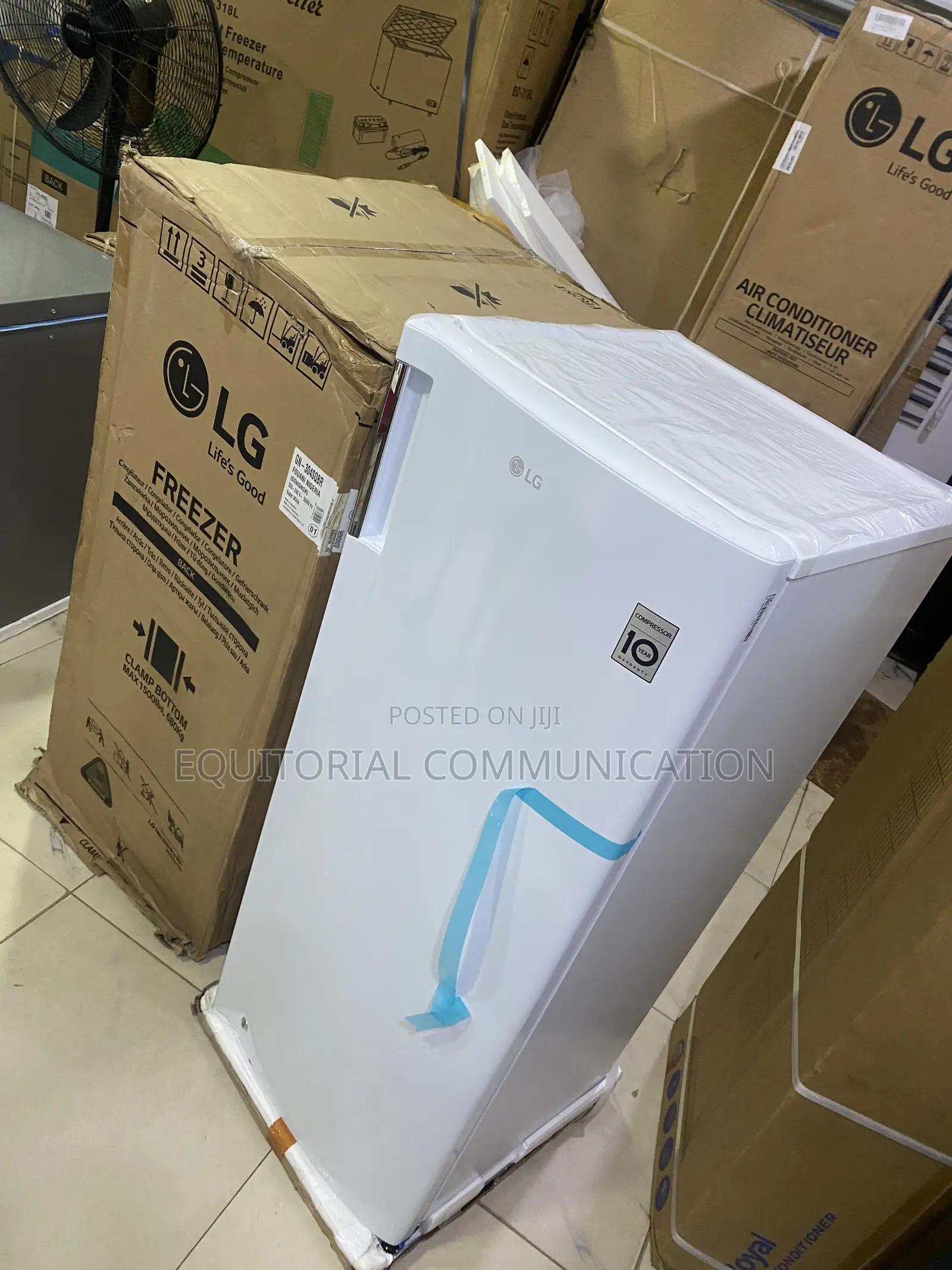 LG GN-304SQBR 168L Freezer for Household Groceries