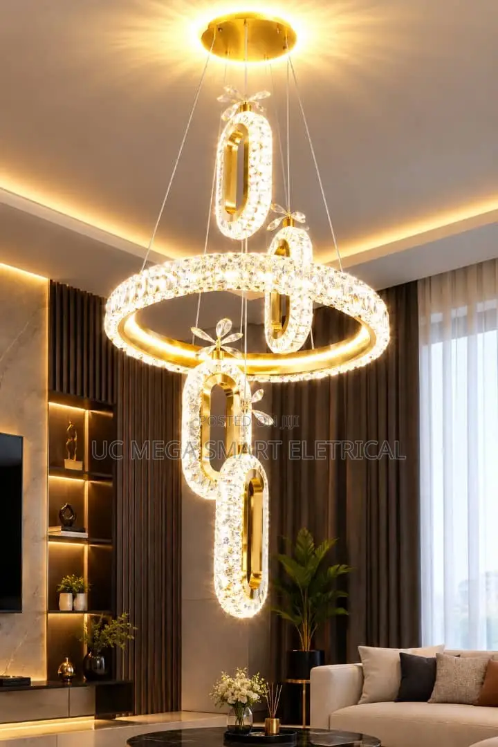 Nordic Home Decor Dining Room Pendant Lamp Lights Lighting Crystal