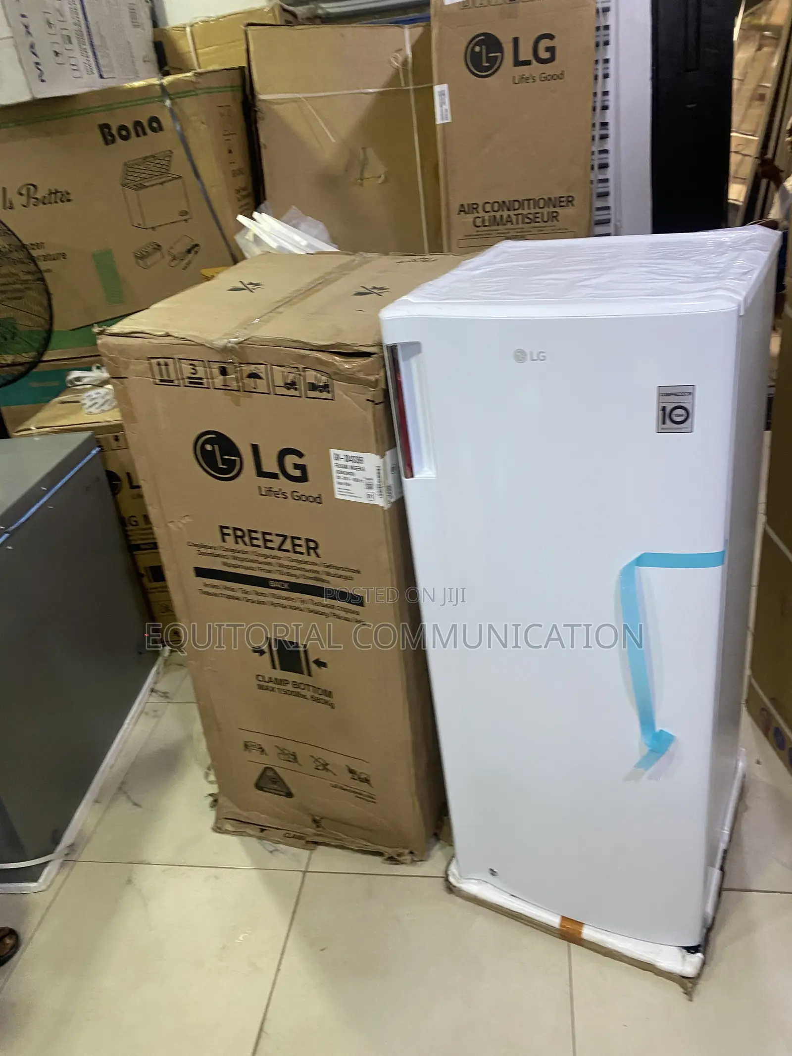 LG GN-304SQBR Standing Freezer for Daily Use 168L