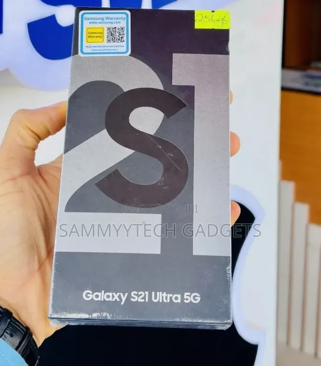New Samsung Galaxy S21 Ultra 5G 256 GB Black