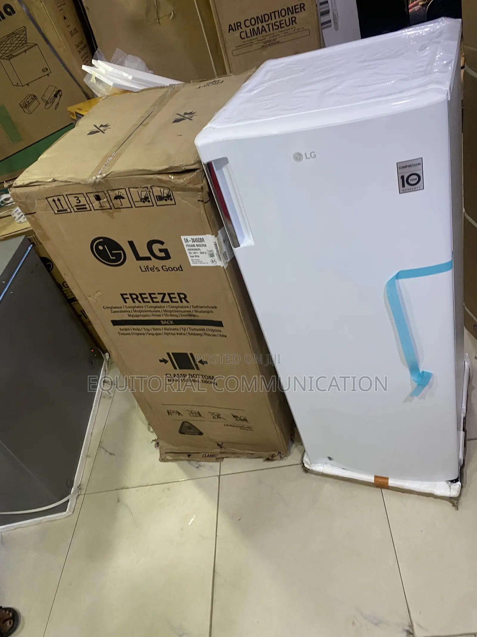 LG GN-304SQBR Upright Freezer for Stocked Kitchens 168L
