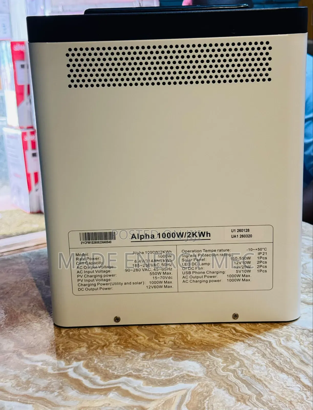 Sako Alpha 1000w / 2kwh Lithium Solar Generator – All-in-One Energy