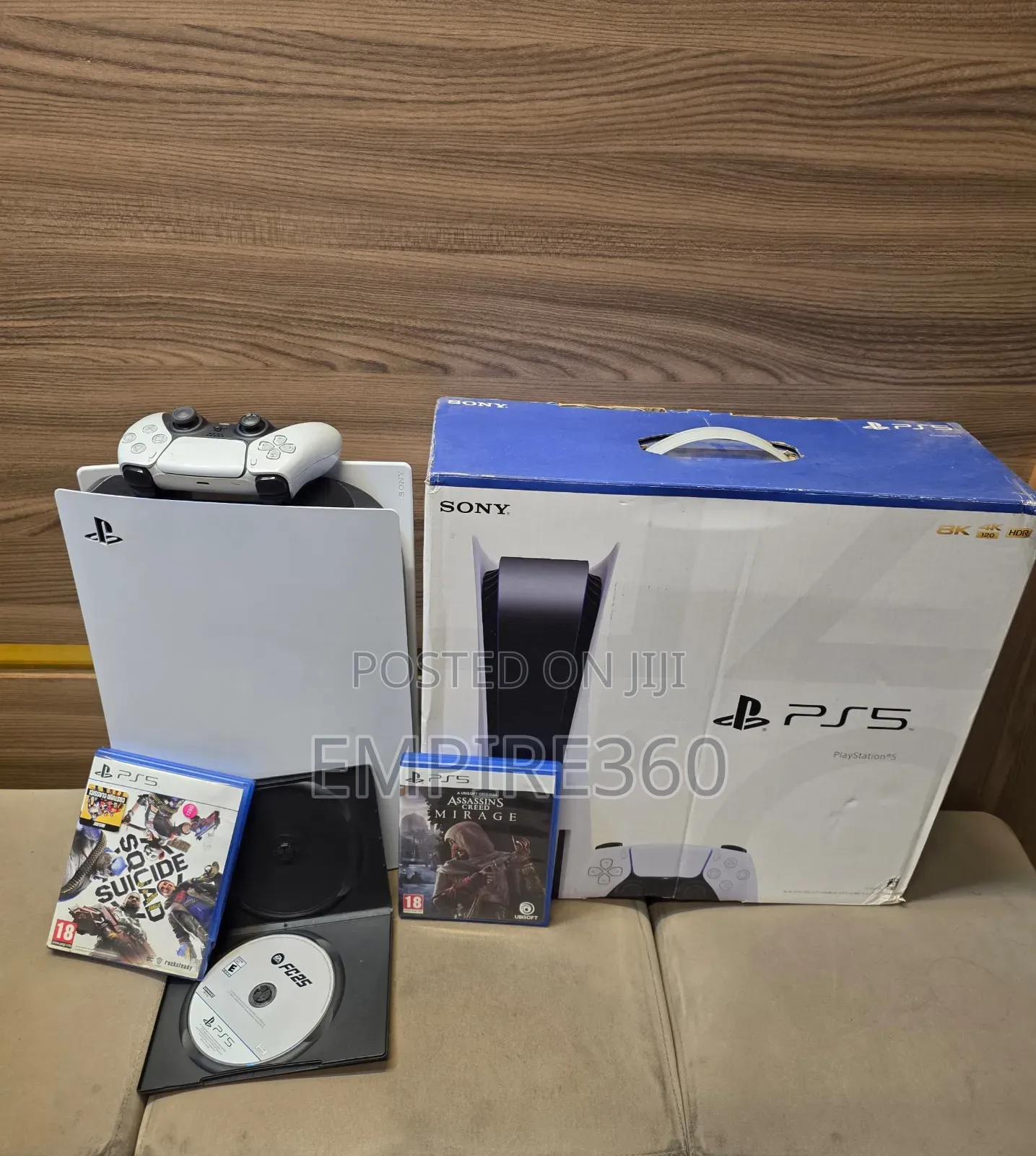 Open Box Ps 5 Fat With 1 Pad and 3game CD