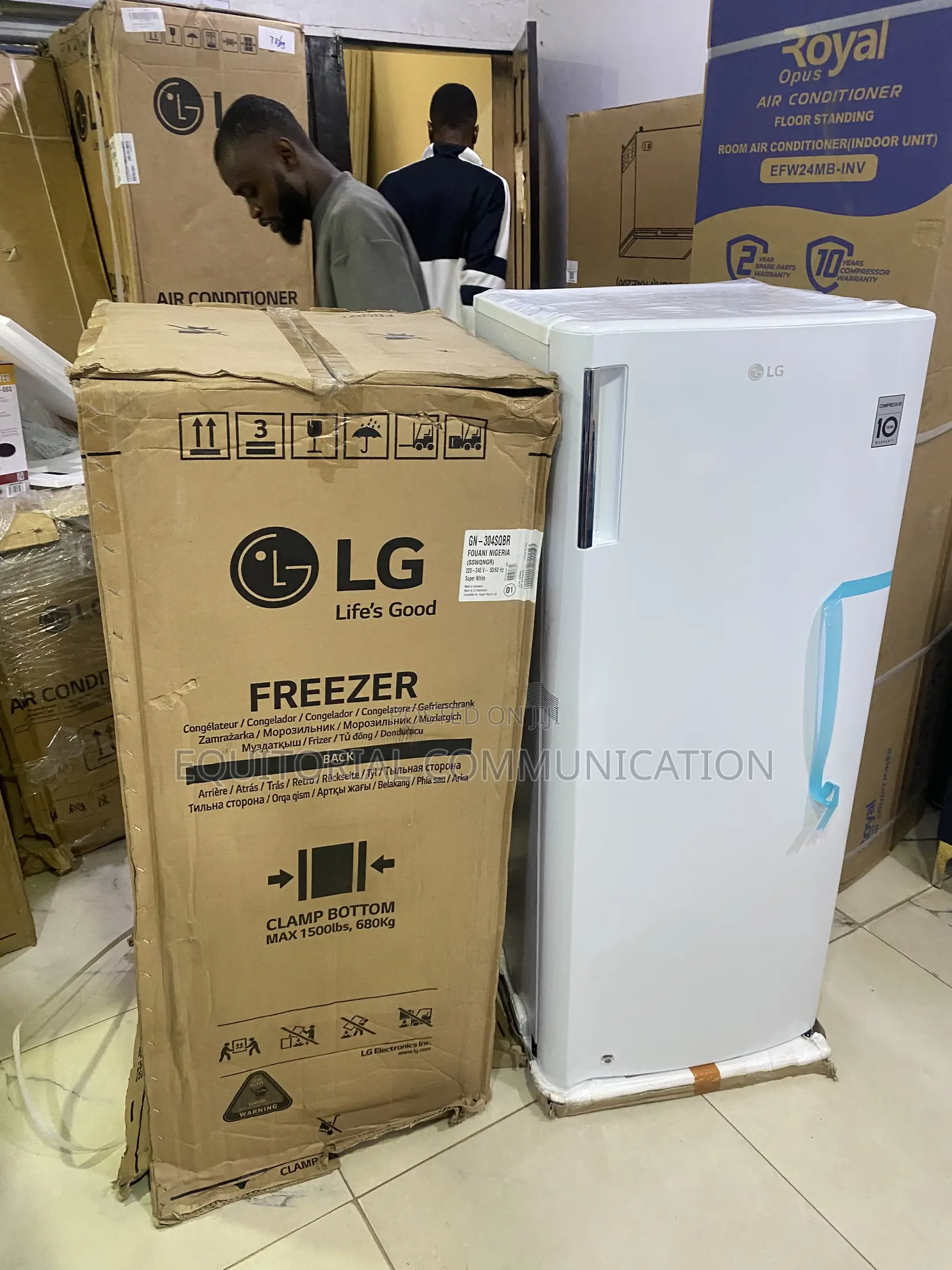 LG GN-304SQBR 168L Home Food Storage Freezer