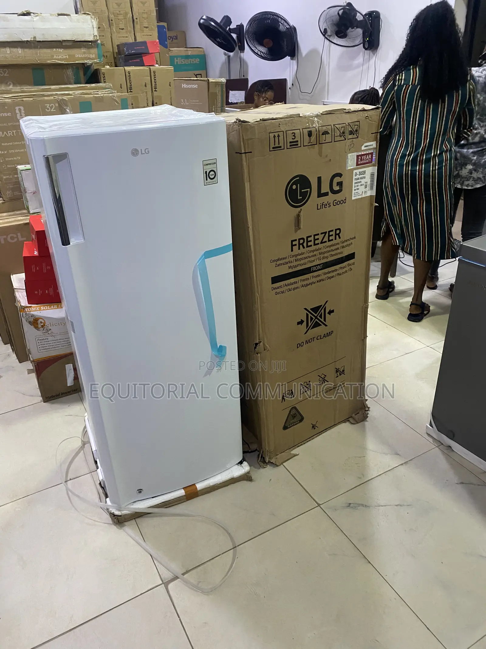 LG Upright Freezer GN-304SQBR for Everyday Convenience 168L