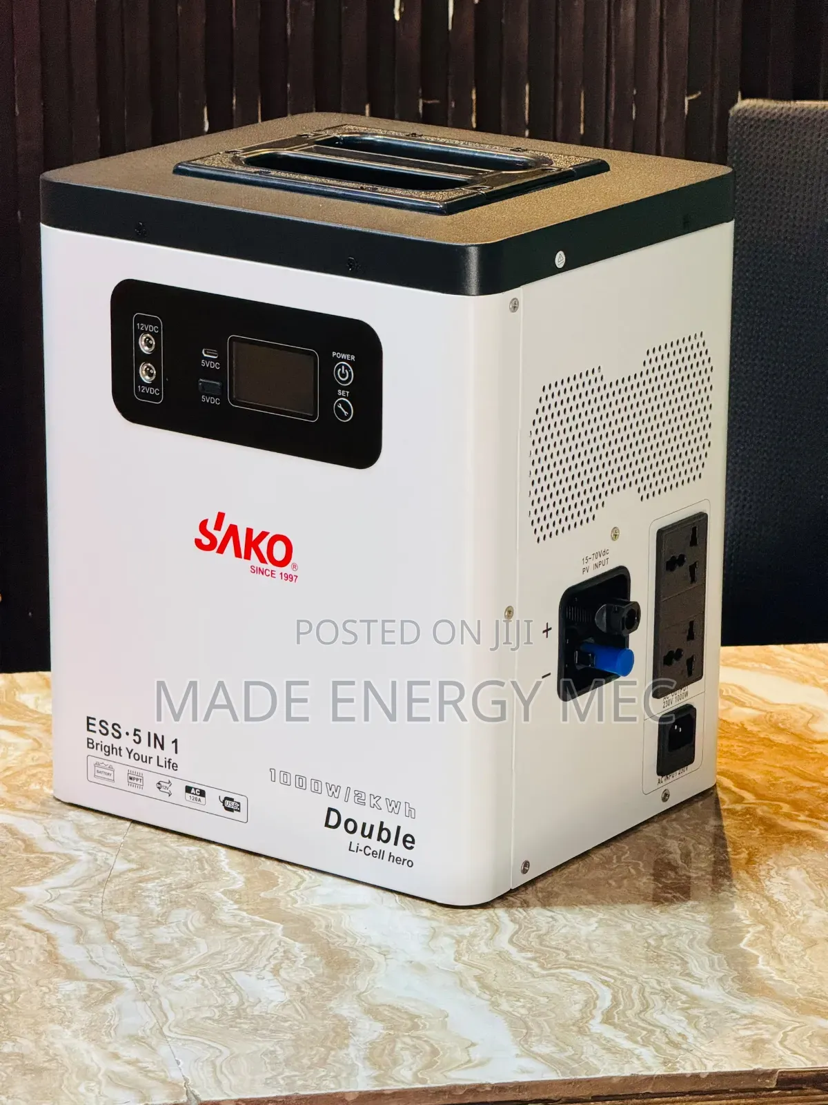 Sako Alpha 1000w / 2kwh Lithium Solar Generator – All-in-One Energy