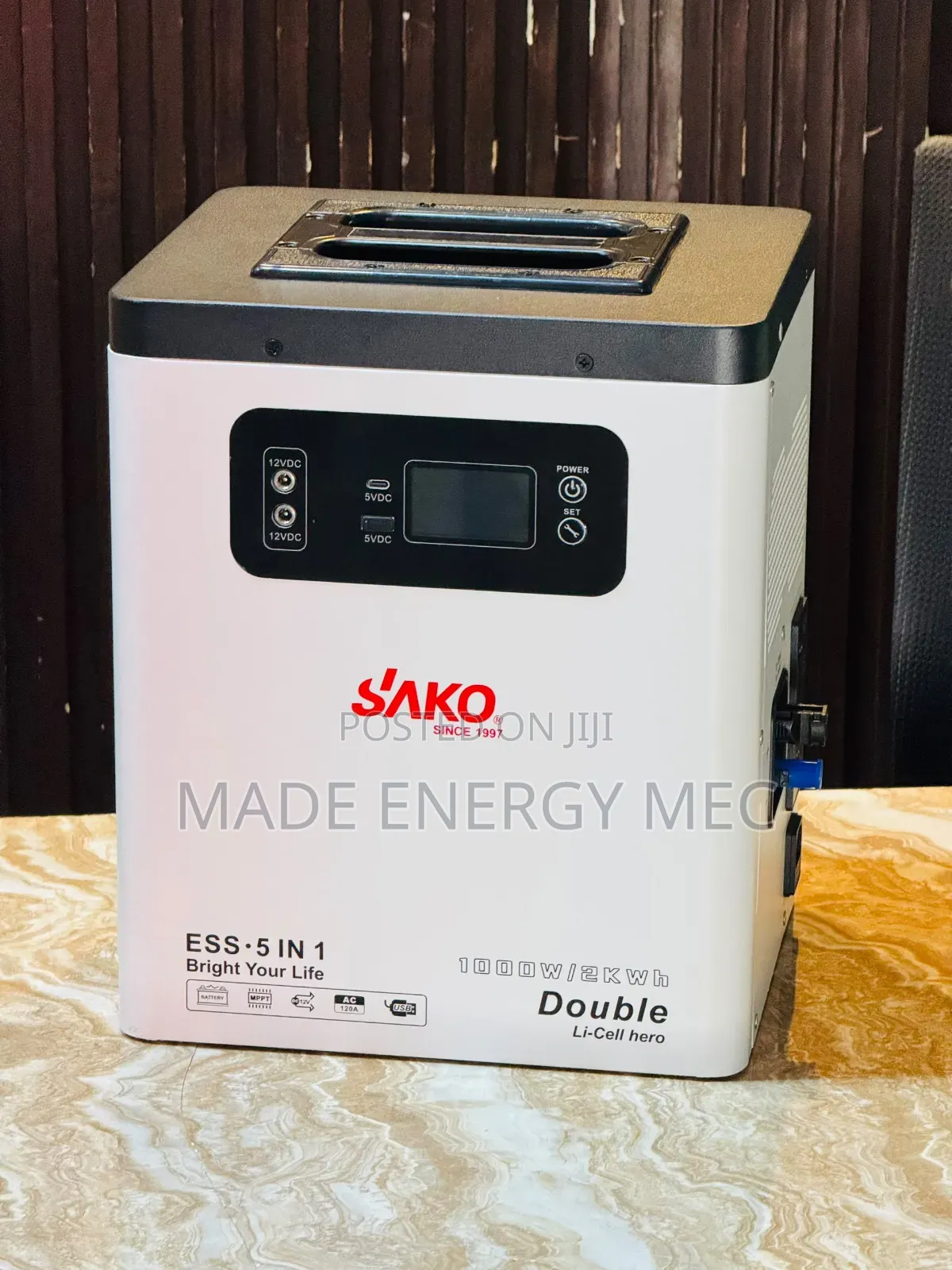 Sako Alpha 1000w / 2kwh Lithium Solar Generator – All-in-One Energy