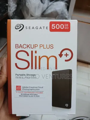 Seagate 500gb Backup Plus Slim
