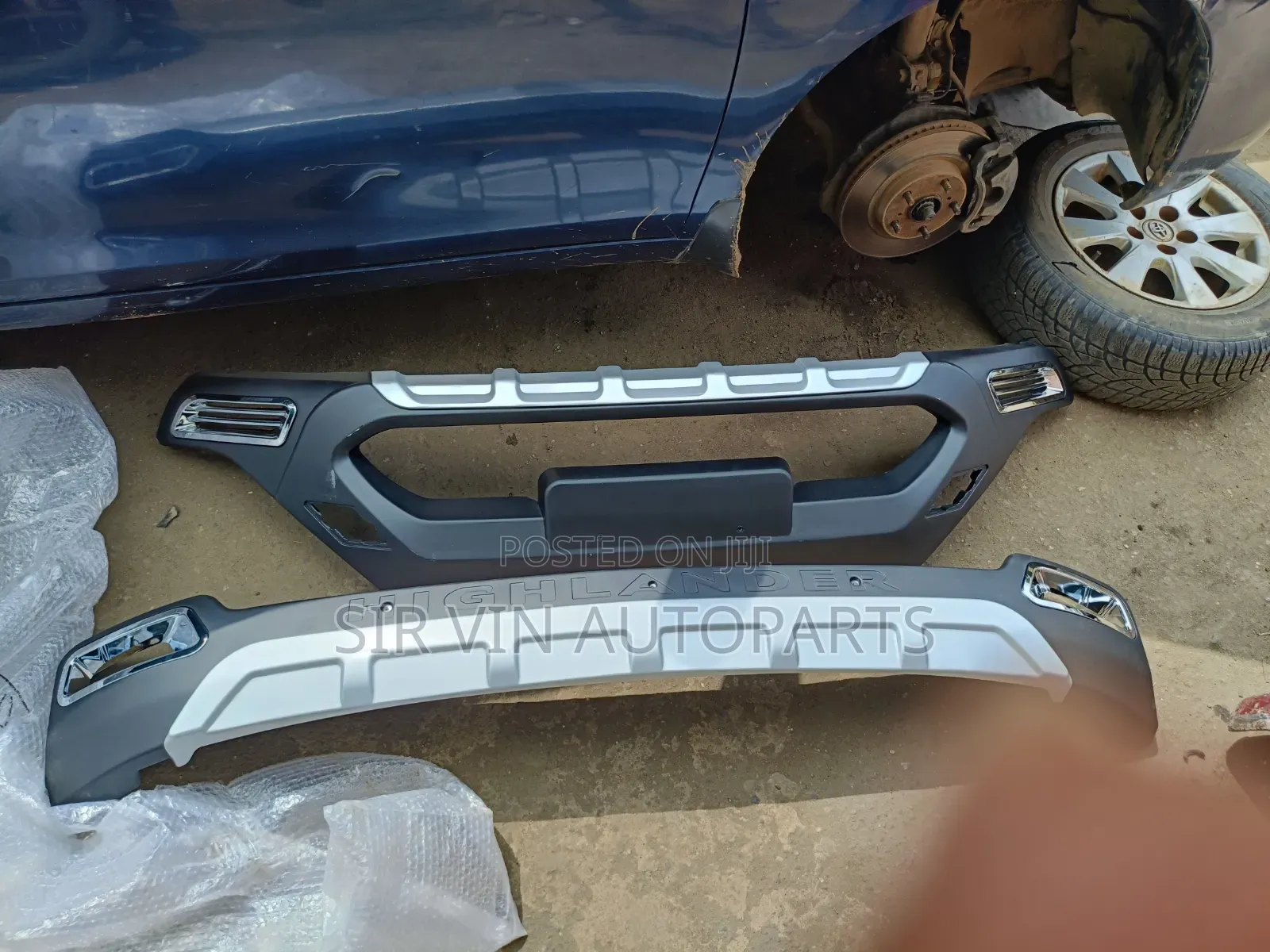 Front and Back Bumper Guide Toyota Highlander 2015-2 019