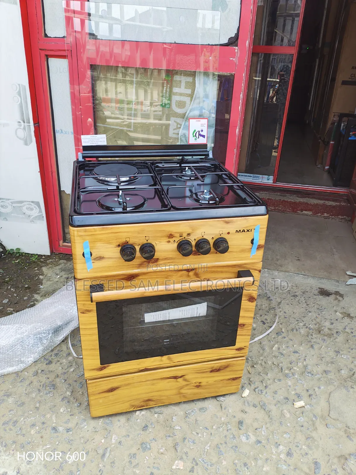 Maxi Automatic Standing Gas( 3 Gas by 1 Electric ) With OVEN Grill