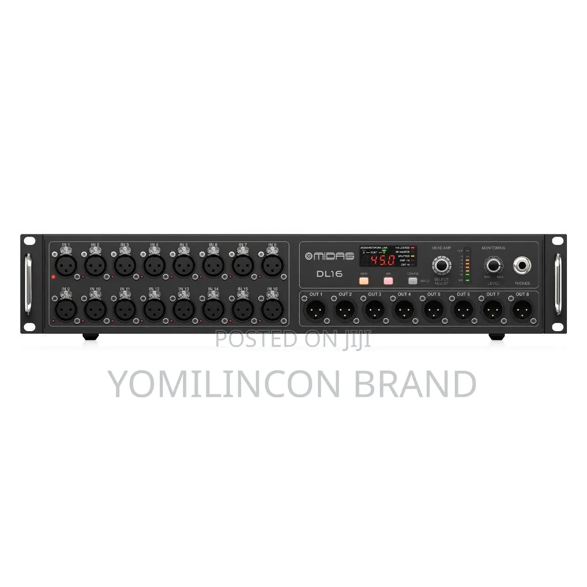 Midas DL16 16-Input - 8-Output Stage Box With 16 Midas Mic Preamps