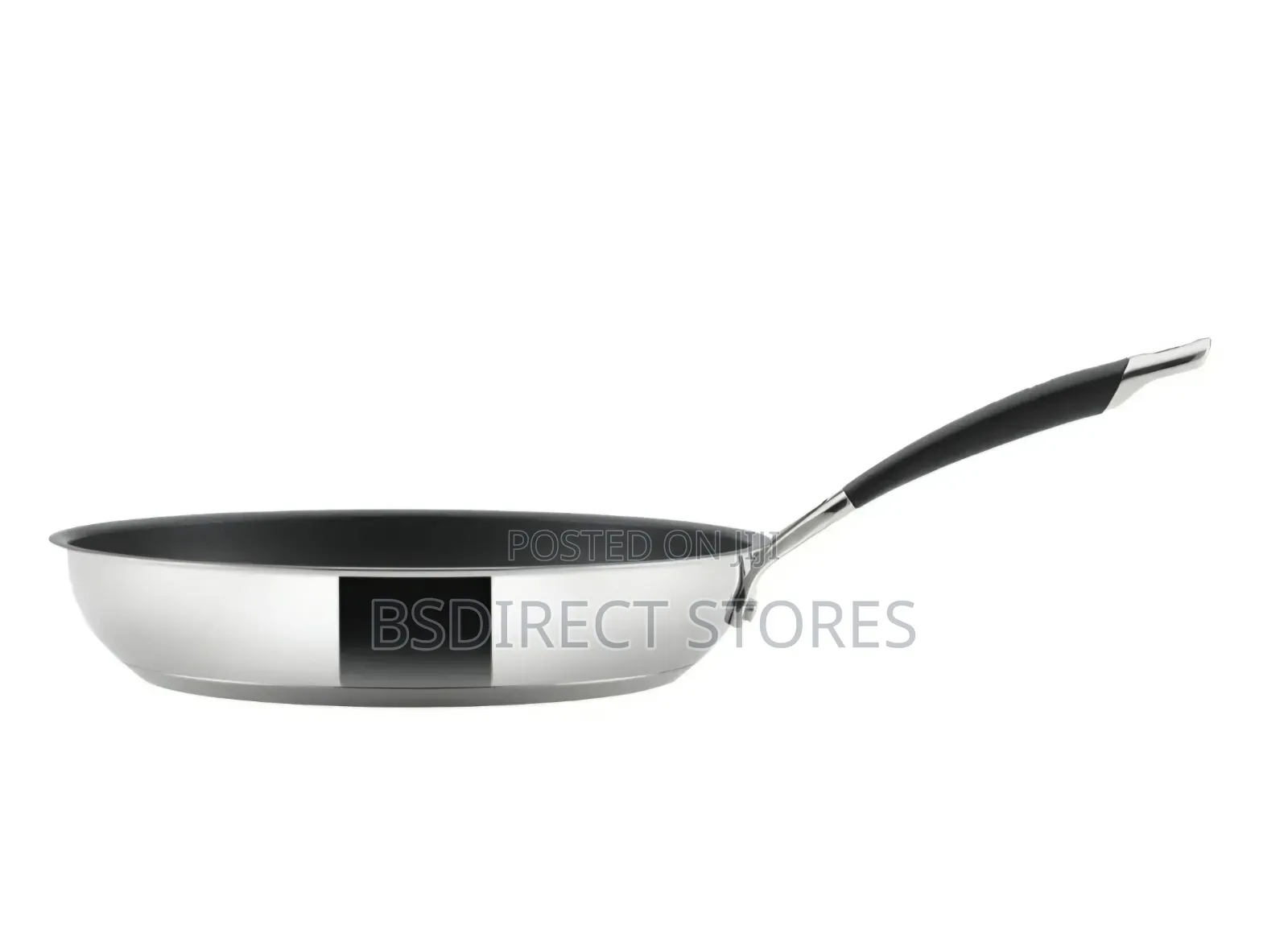 Circulon 25cm Induction Stainless Steel Frying Pan Soft Grip Handle