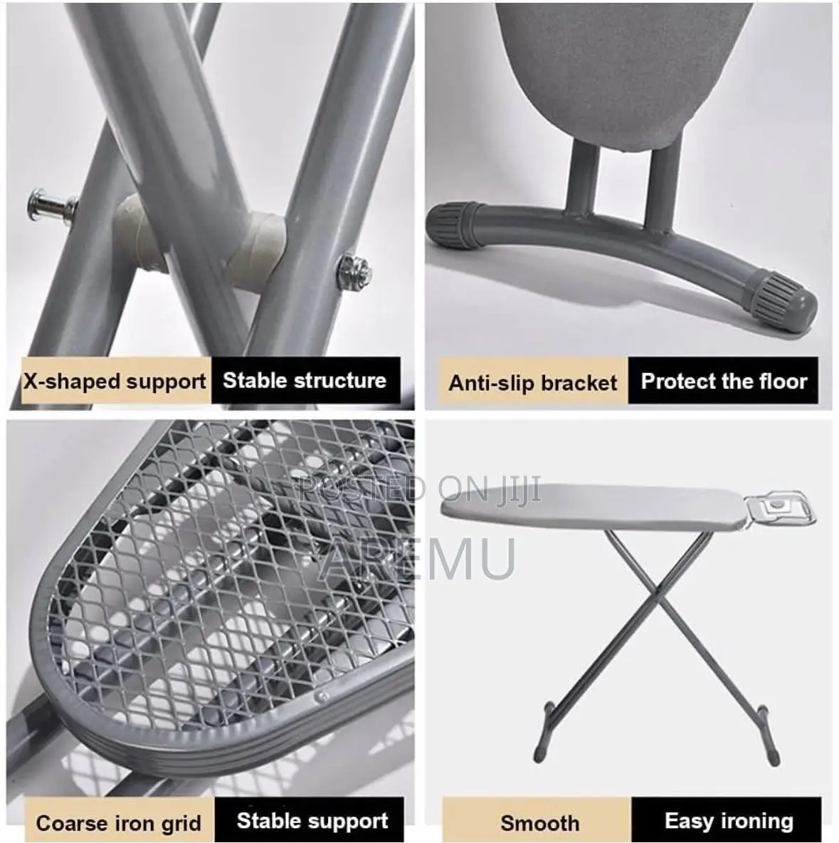 Foldable Ironing Board  Available in    Size: 48inches X 15inches