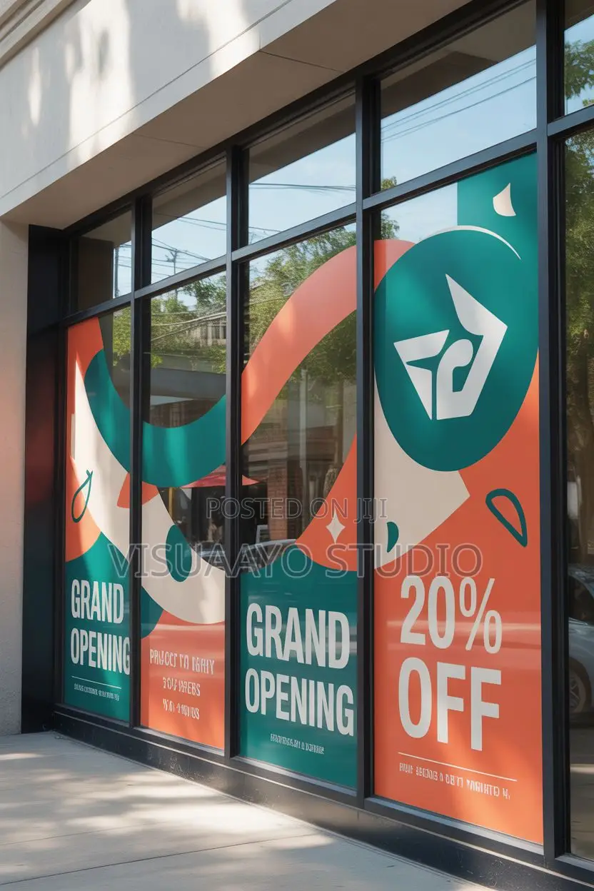 Window Graphics in Nigeria | Custom Window Branding & Glass Stickers