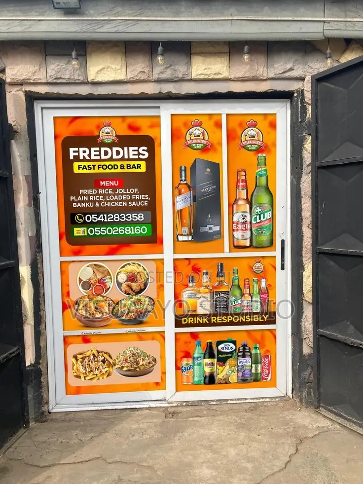 Window Graphics in Nigeria | Custom Window Branding & Glass Stickers