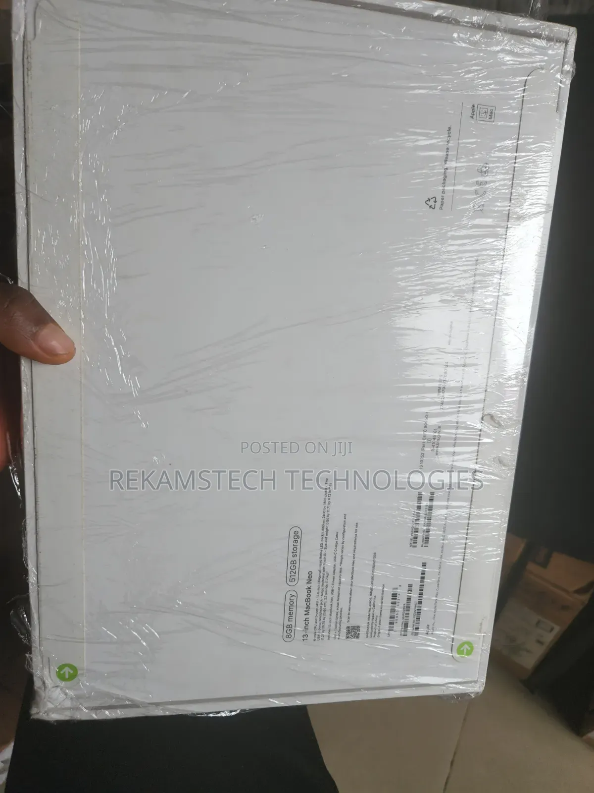 New Laptop Apple MacBook Neo 2026 8GB SSD 512GB