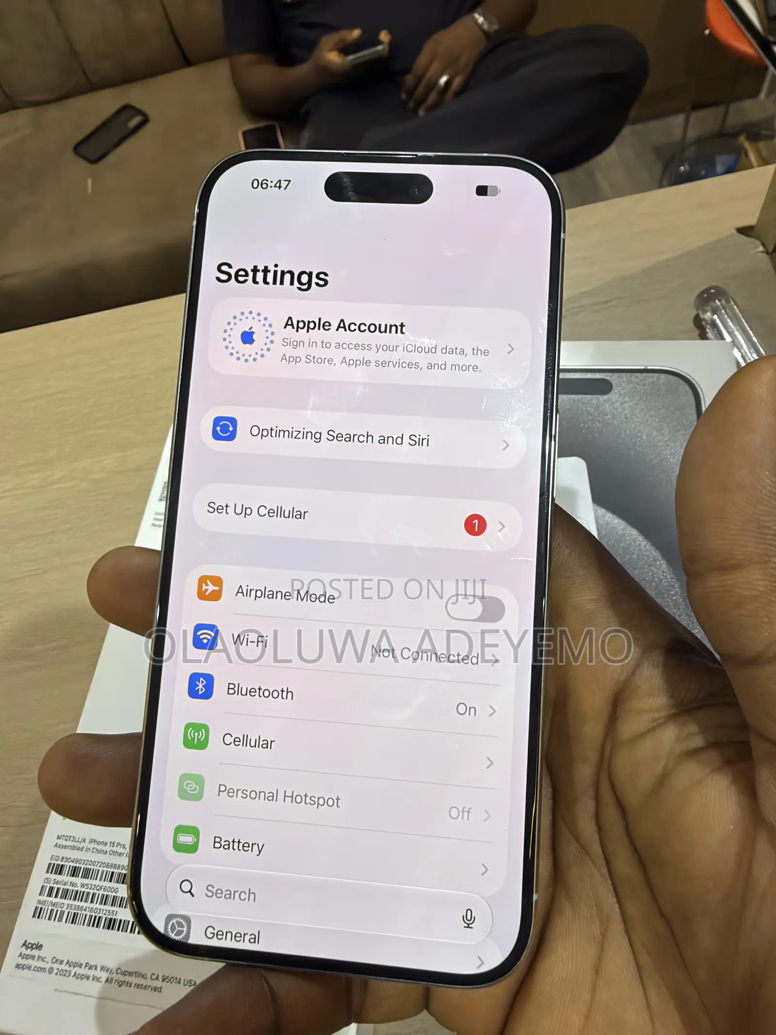 Apple iPhone 15 Pro 256 GB Silver