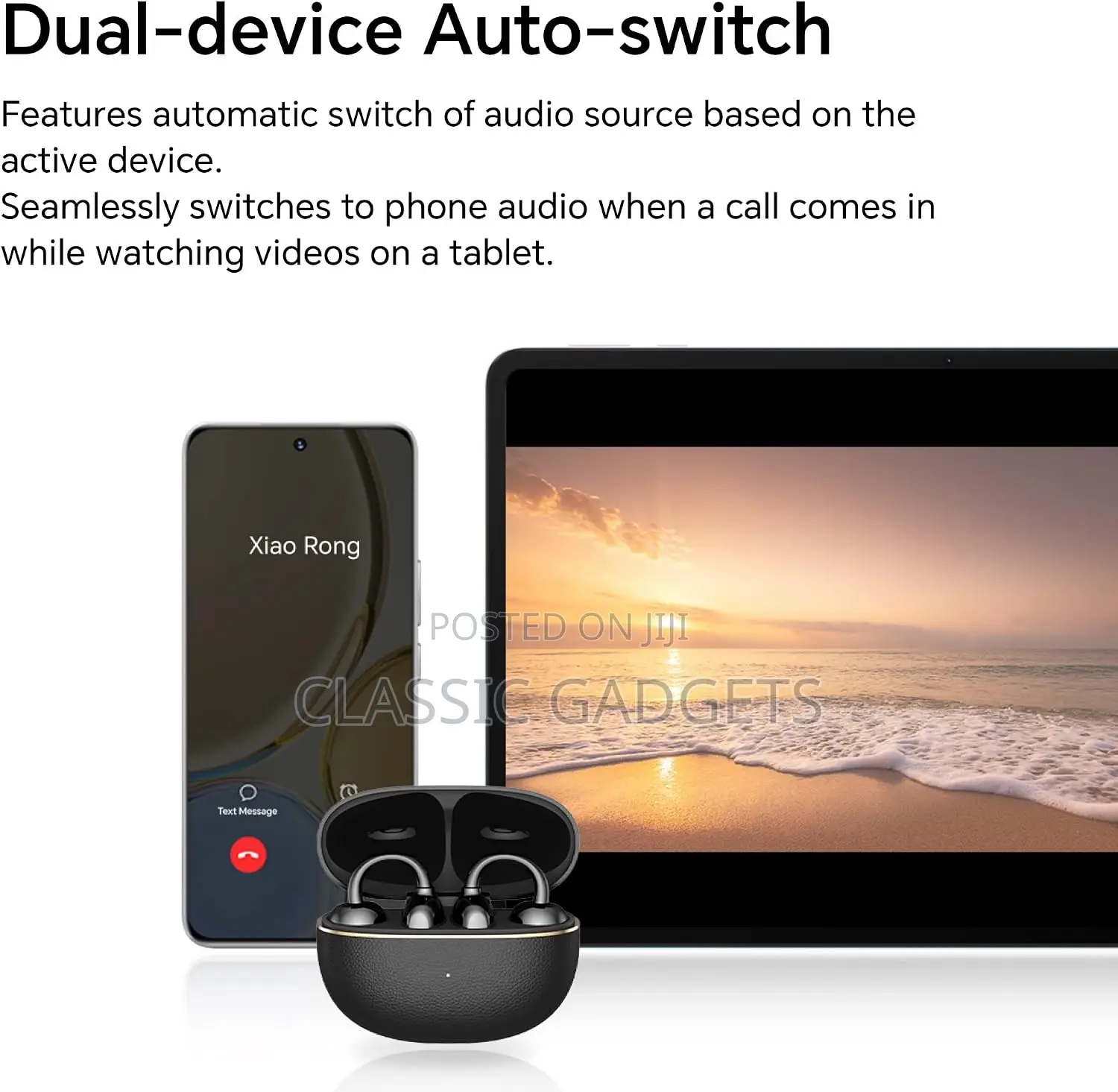 HONOR Choice Earbuds Clip 2 Pro, Open-Ear Wireless Earphones