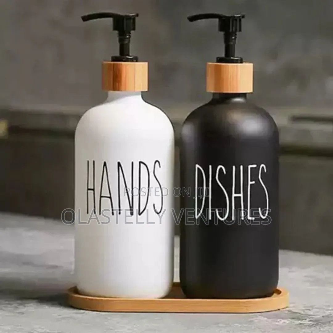Morden Luxury Ring Design Multipurpose Glass Soap Dispenser. H