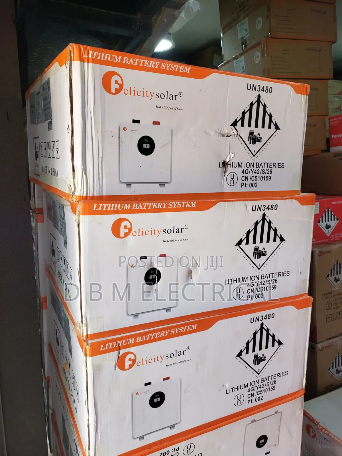 Felicity Solar Lithium Battery 5kwh 24v