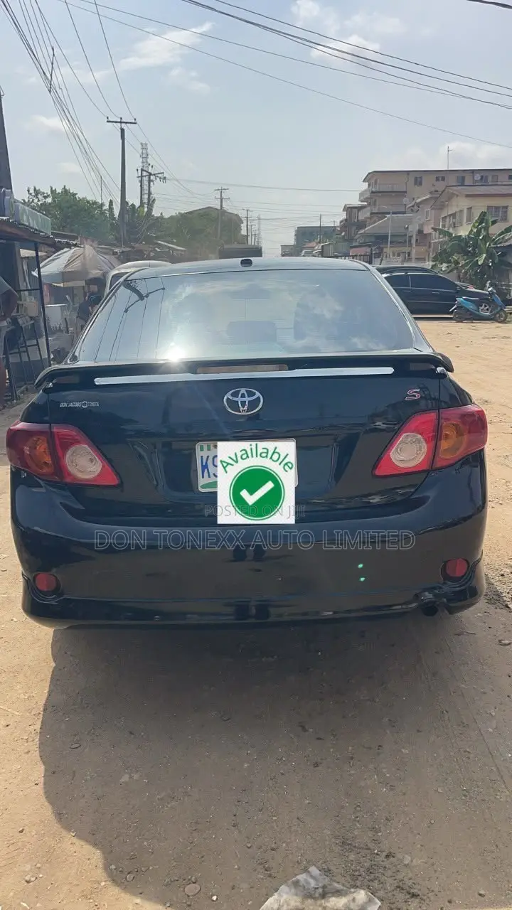 Toyota Corolla S 4dr Sedan (1.8L 4cyl 4A) 2009 Black