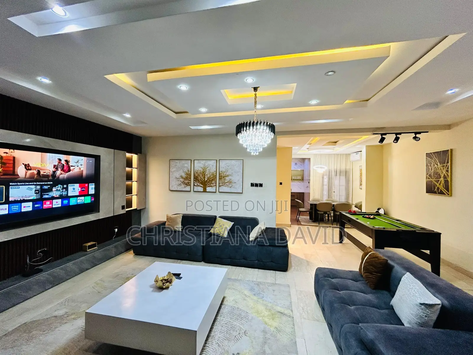 4Bedroom Duplex With Snooker & Swimming Pool.
