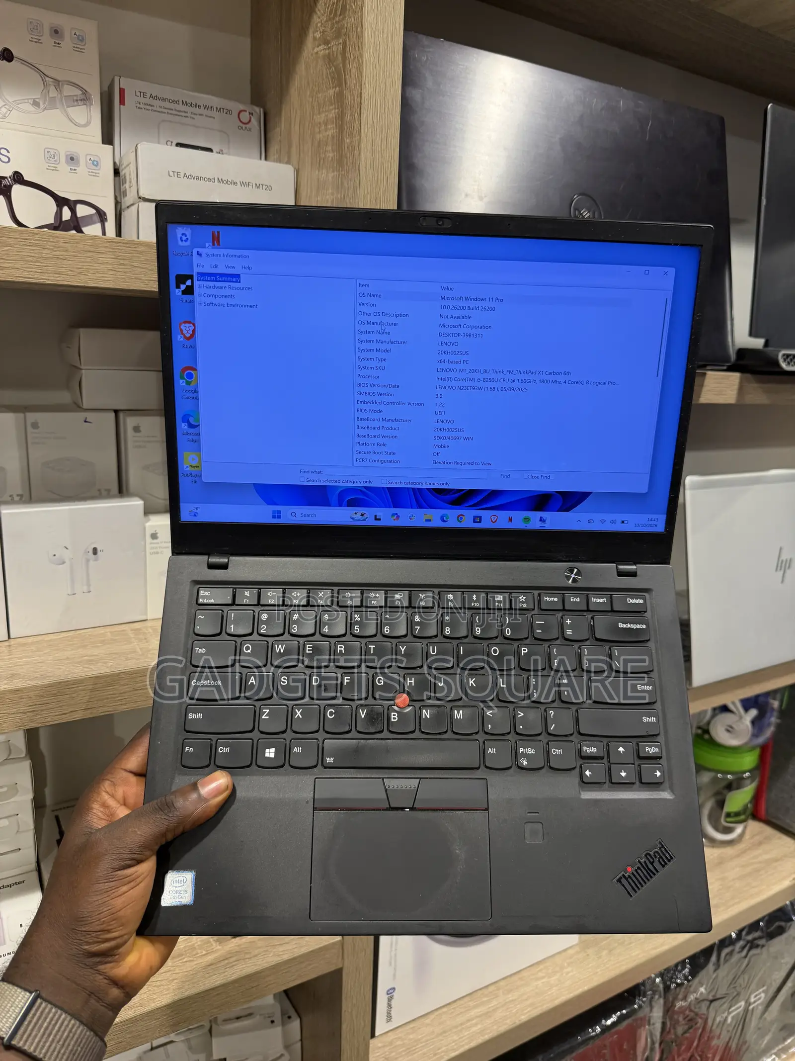 Laptop Lenovo ThinkPad X1 Carbon 8GB Intel Core i5 SSD 256GB