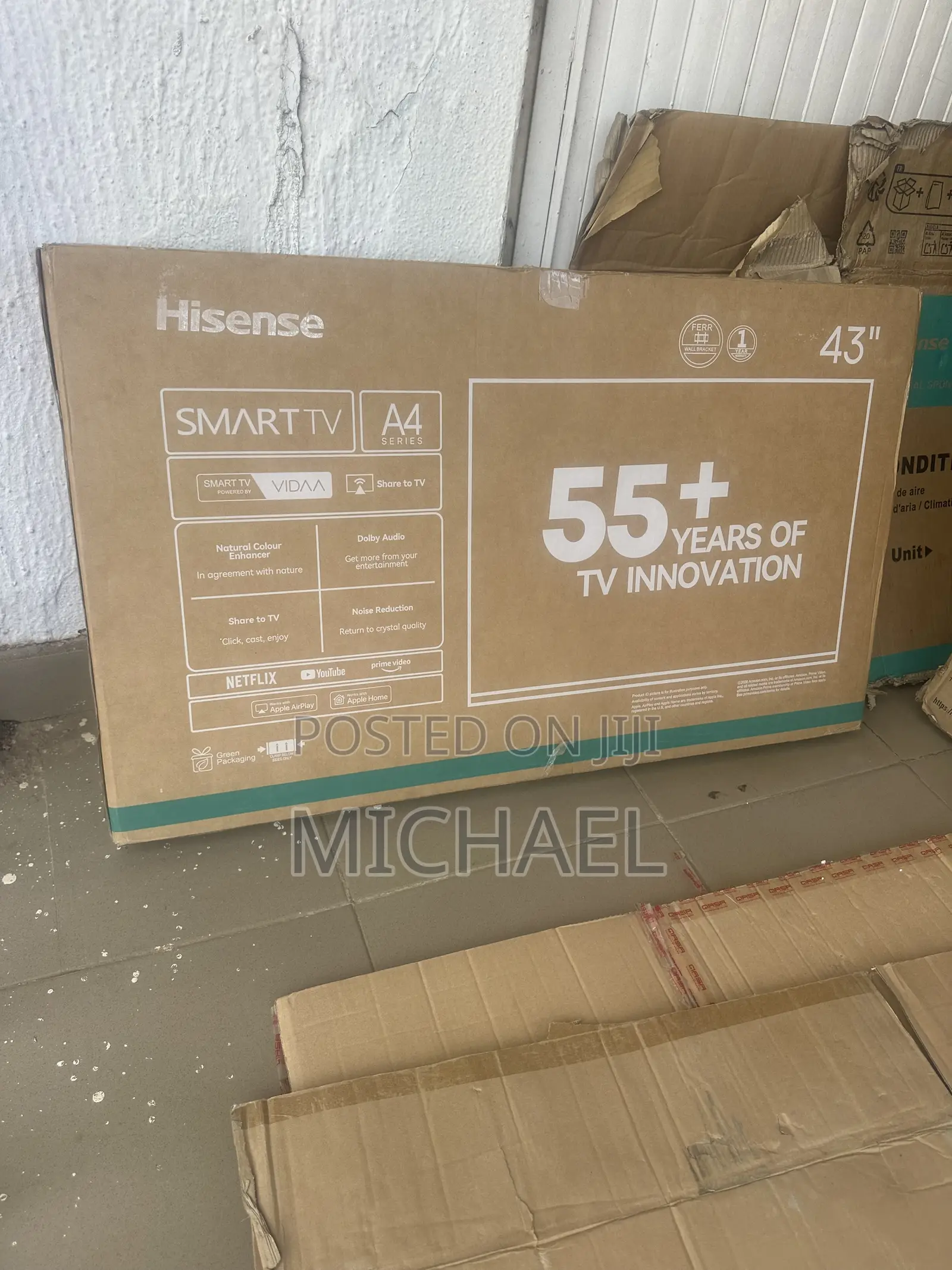 Hisense 43inches Smart TV