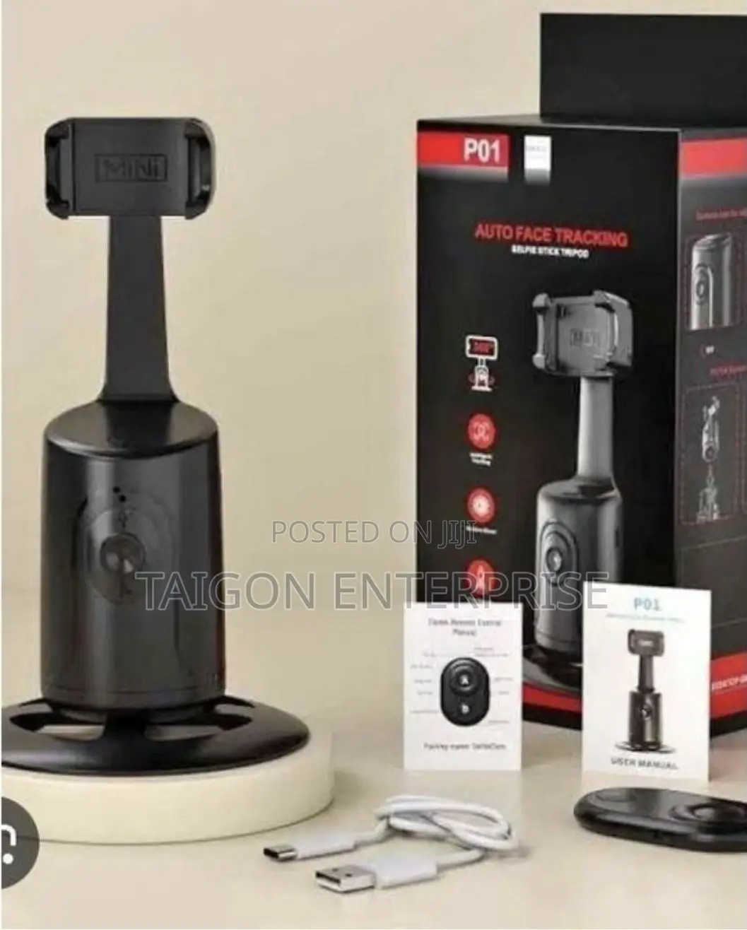 P01 Smart Auto 360 Degree rotatingFace Tracking Stand