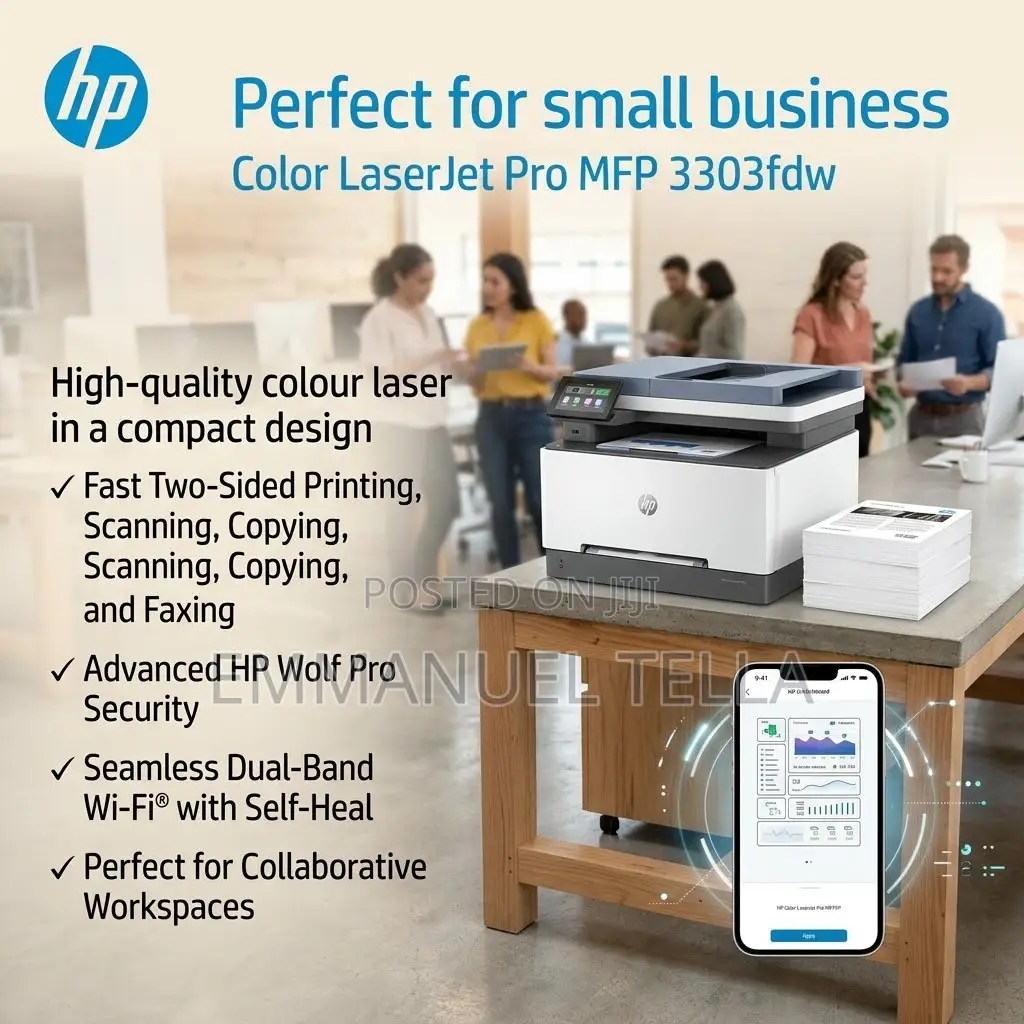HP Laserjet MFP Pro Colour 3303fdw Printer
