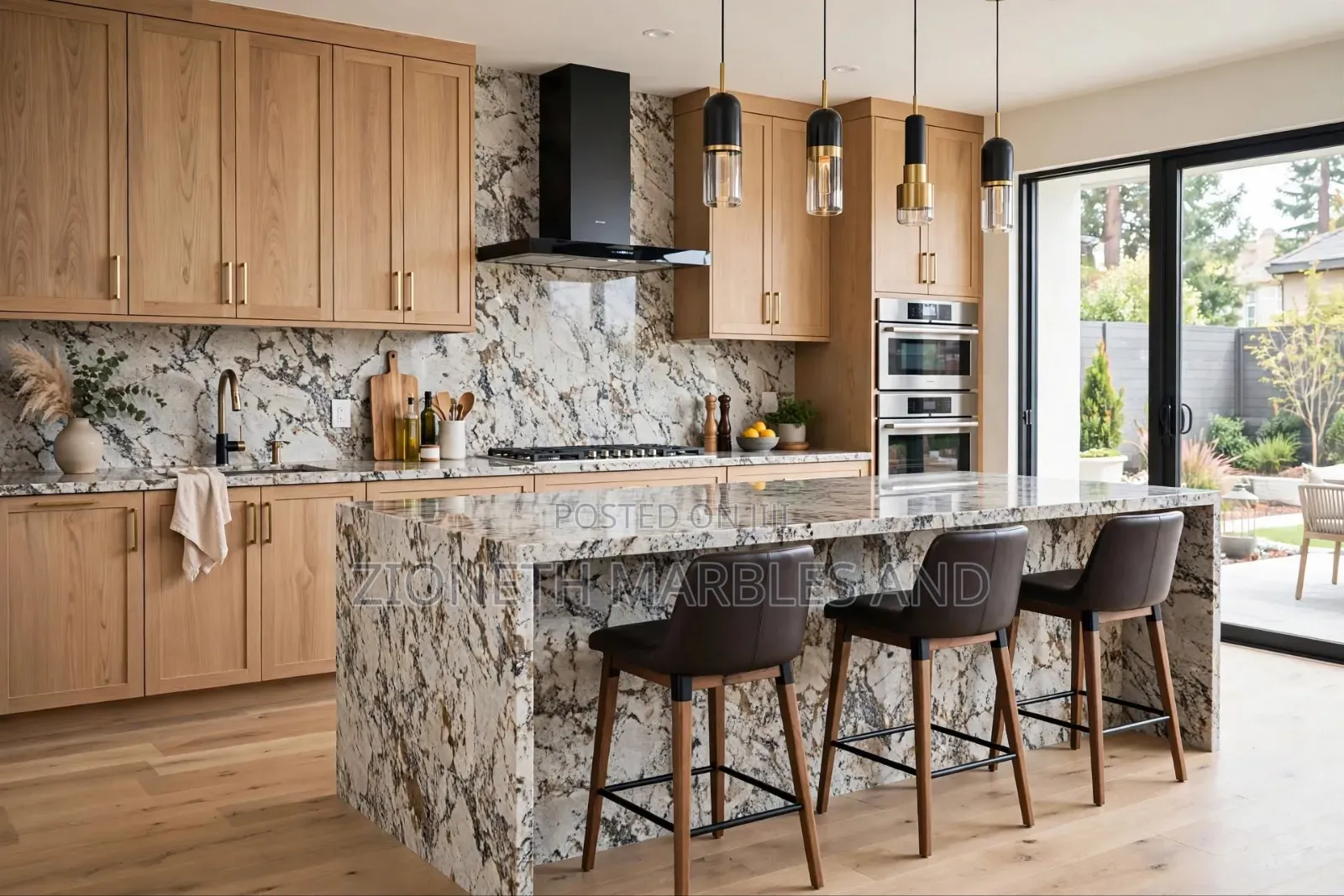 Azul White Granite Slab