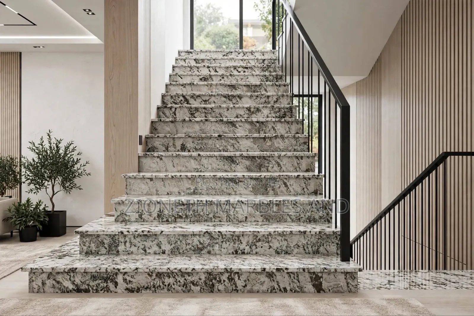 Azul White Granite Slab
