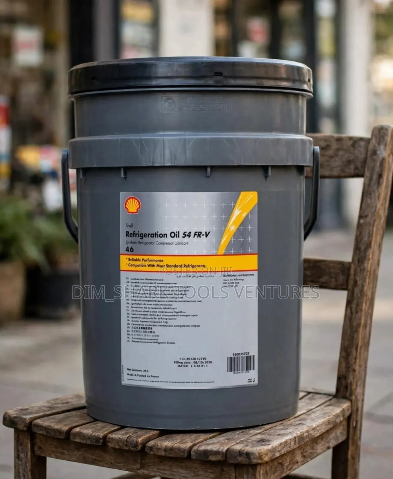 20L Shell Refrigeration Oil S4 FR-V 46.synthetic Compressor Lubricant