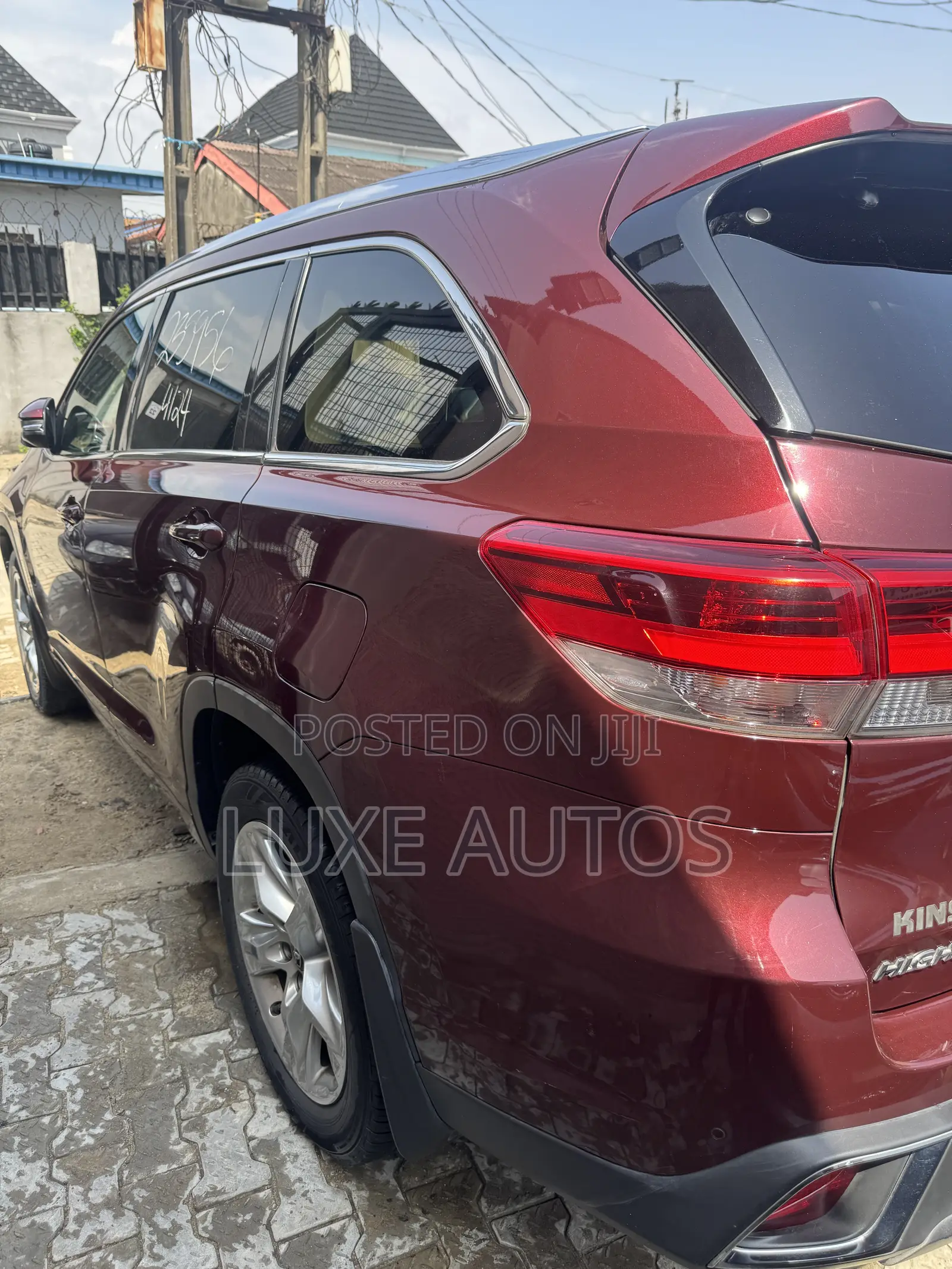 Toyota Highlander Limited 4x4 V6 (3.5L 6cyl 8A) 2018 Burgundy