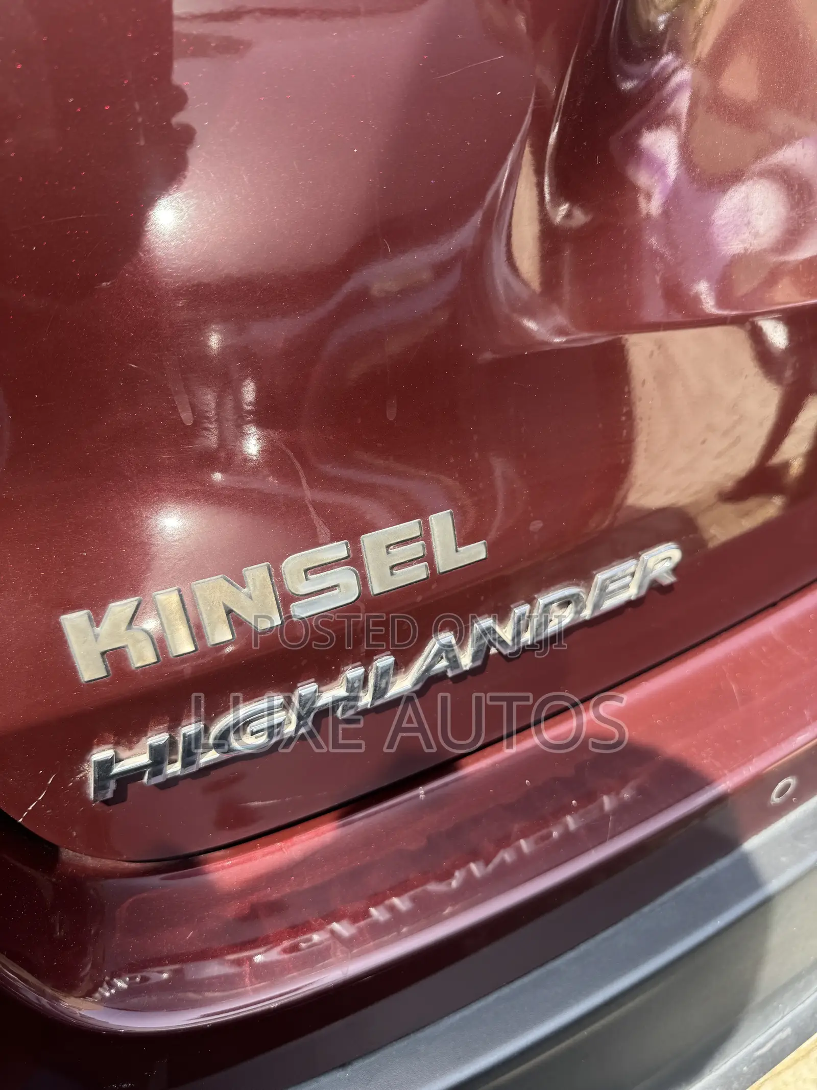 Toyota Highlander Limited 4x4 V6 (3.5L 6cyl 8A) 2018 Burgundy