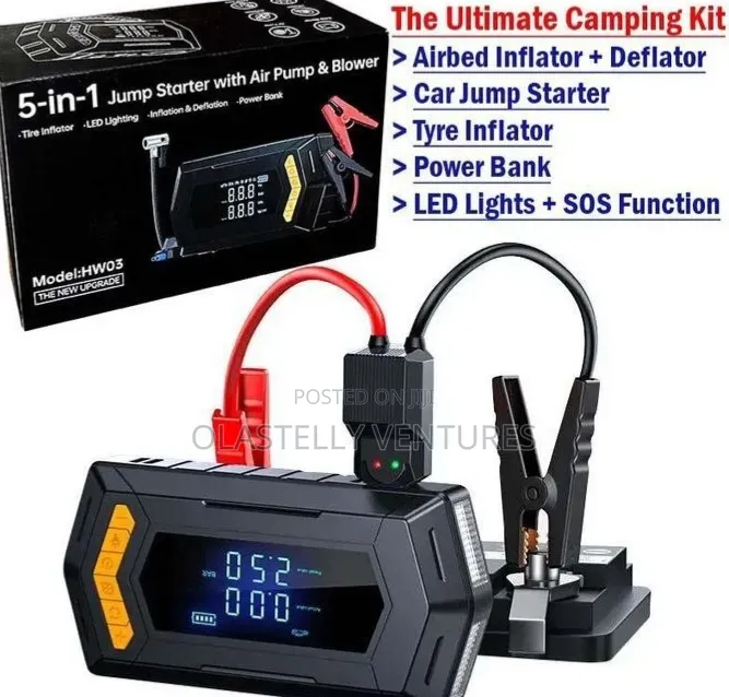 5in1 Rechargeable Jump Starter K