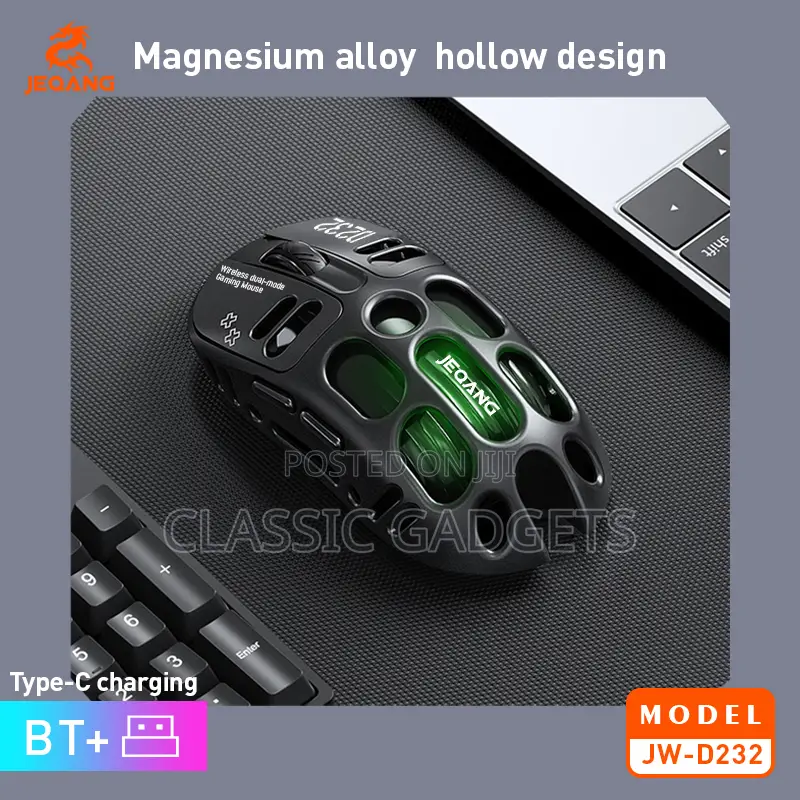 Jeqang Jw- D232 12000 DPI RGB Rechargeable Wireless Gaming Mouse