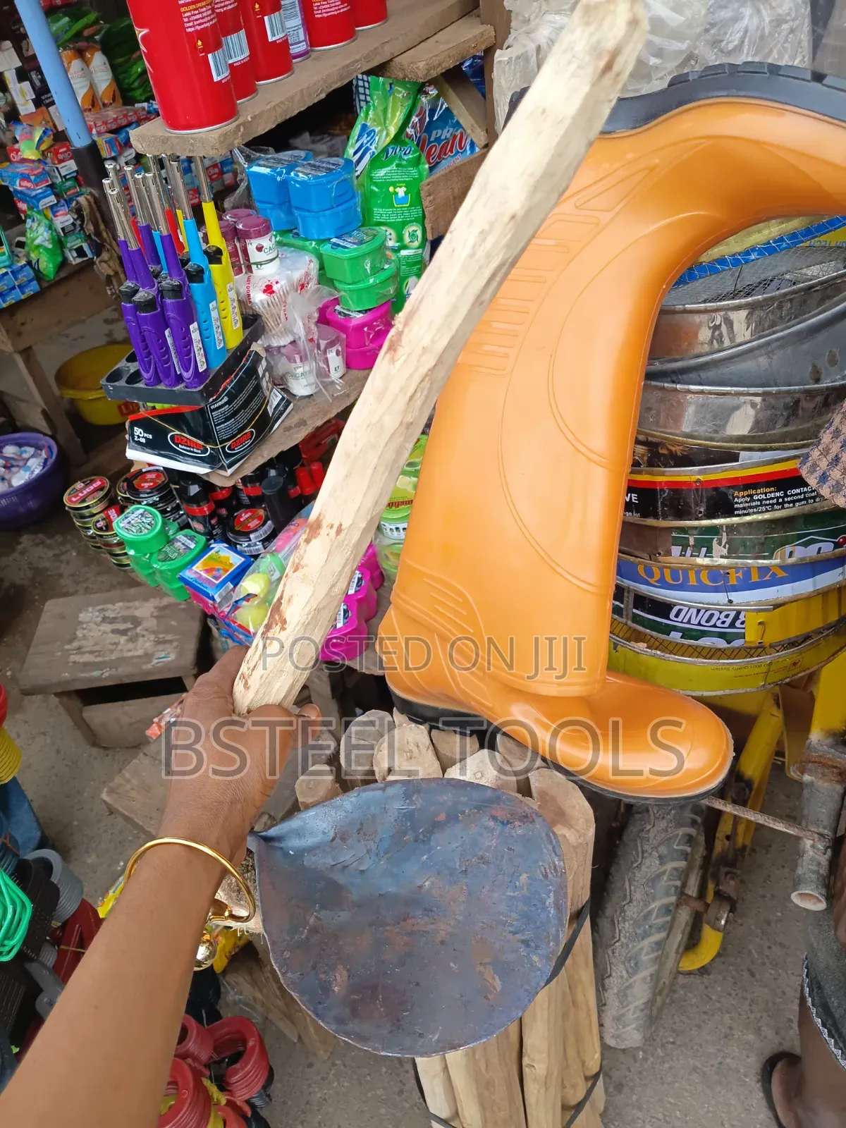 Agricultural Hoe – Strong Farming Hand Tool